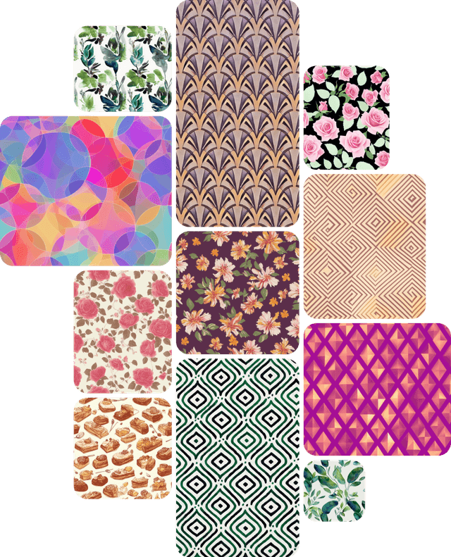 make seamless patterns with Artificial Intelligence!