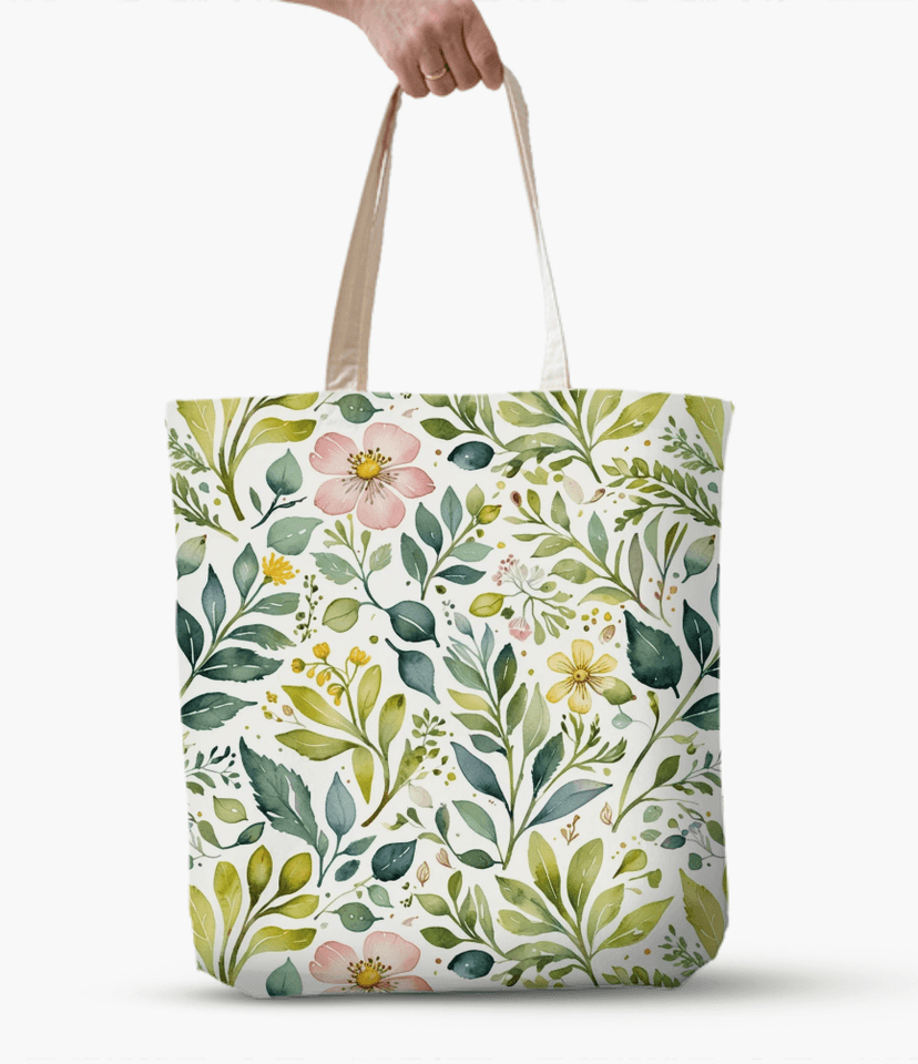 tote bag floral pattern