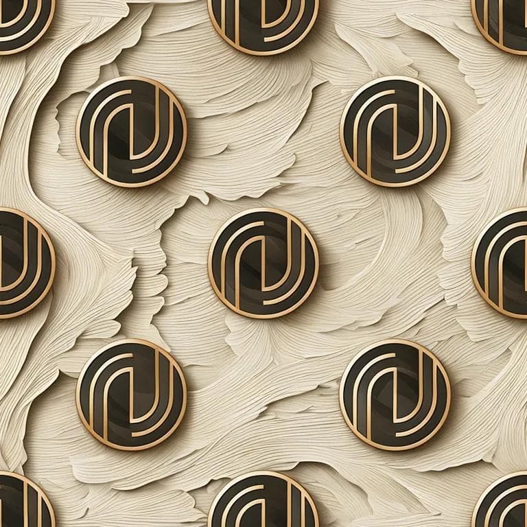 Same pattern enhanced with AI (0% Keep style, 100% Keep outline)