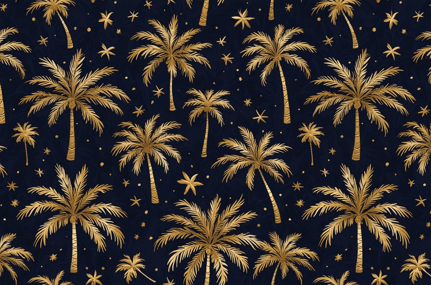 Luxe Night Palms