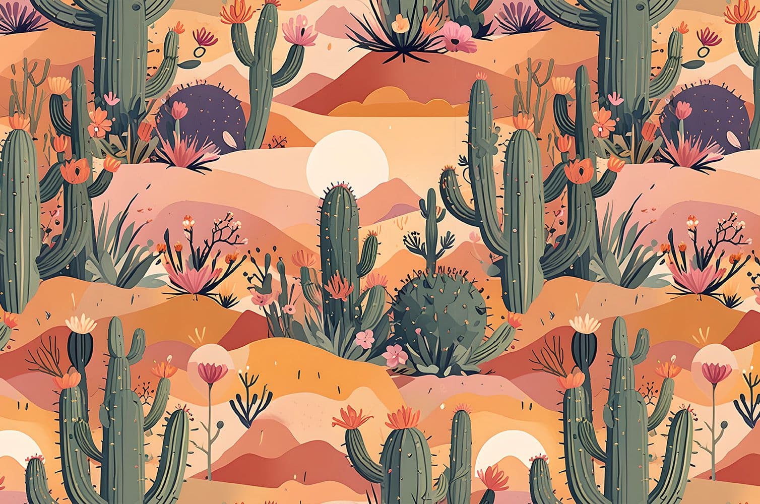 Succulent pattern