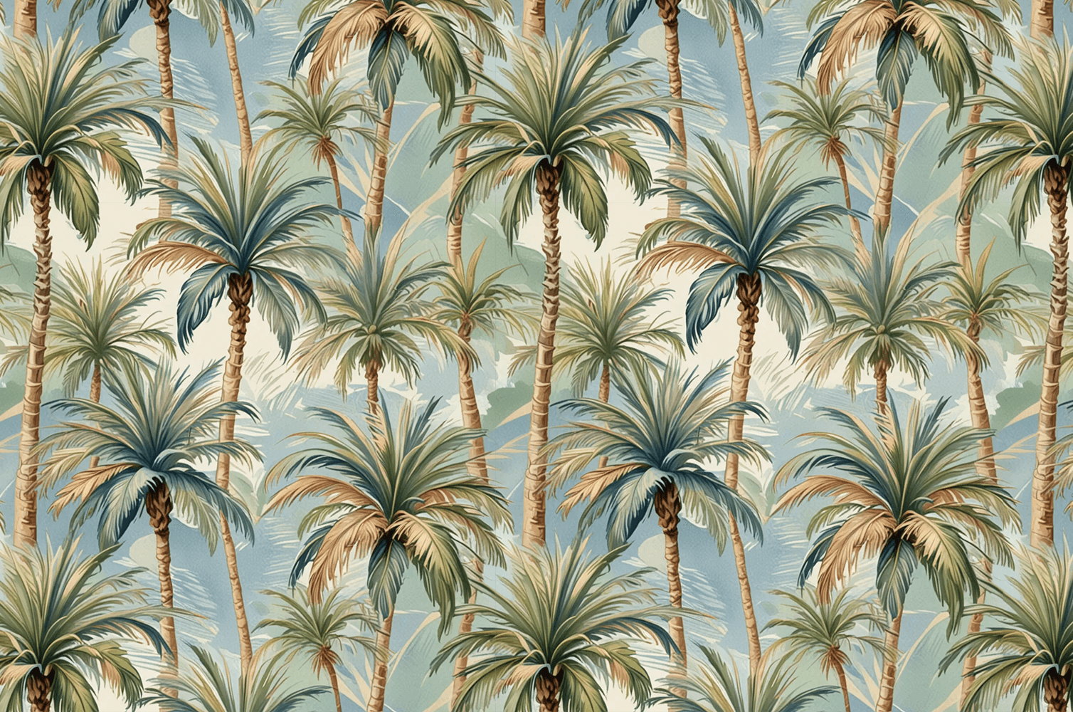 Resort palm pattern