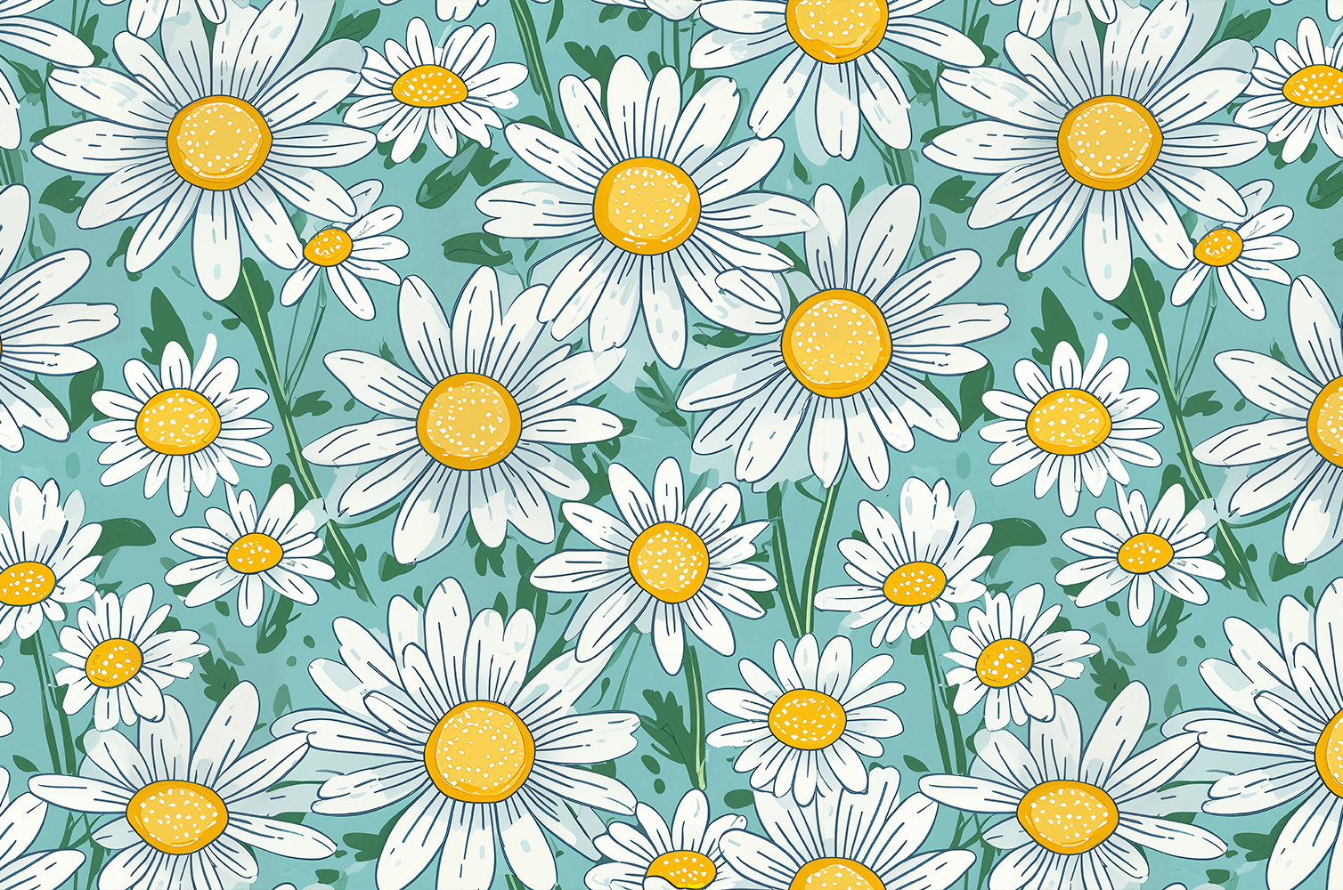 Cute daisy pattern