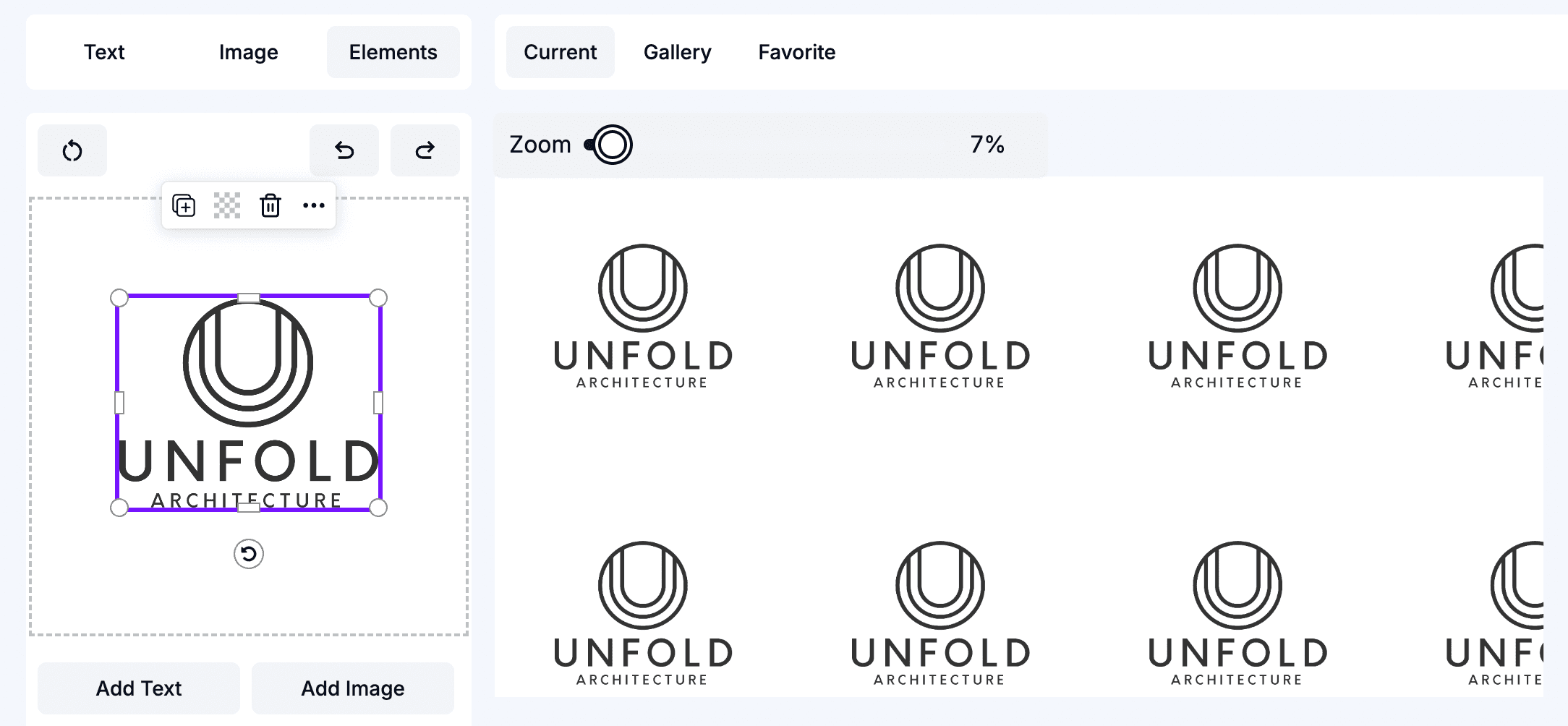 Pattern editor for logo and branded patterns