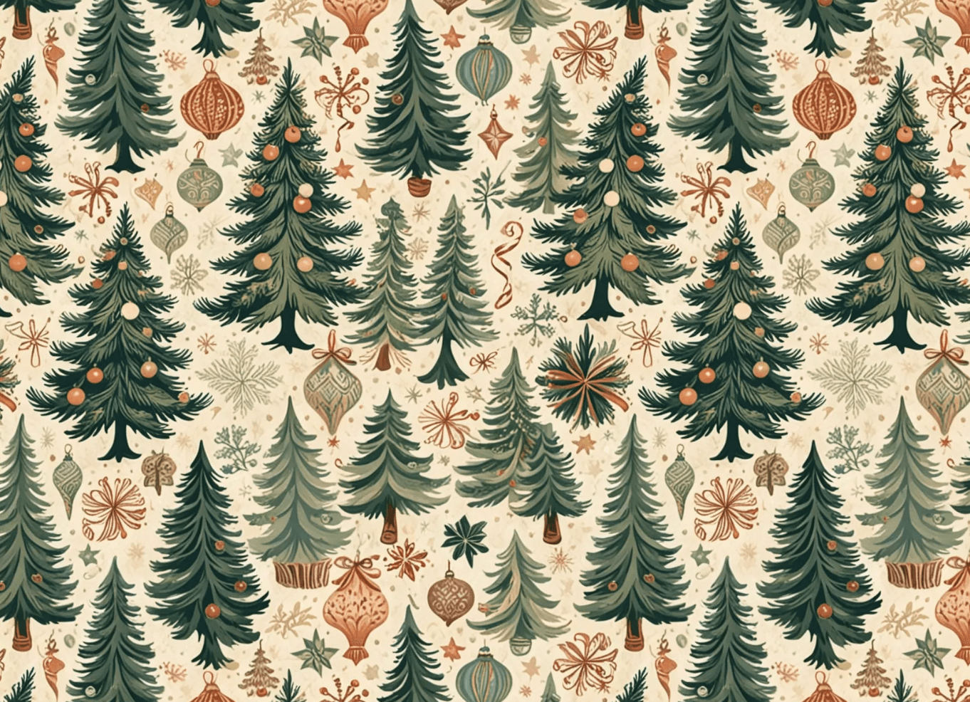 Christmas tree pattern