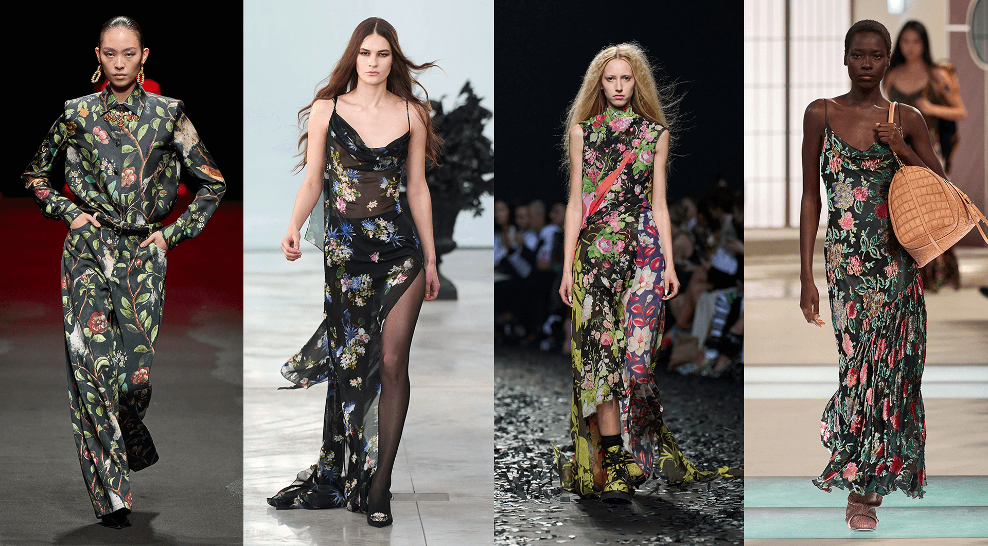 Dark Florals pattern trend