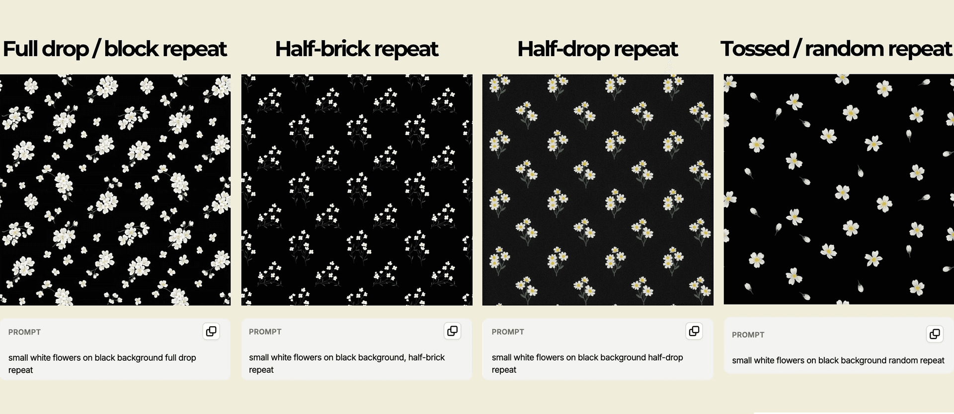 pattern repeat types
