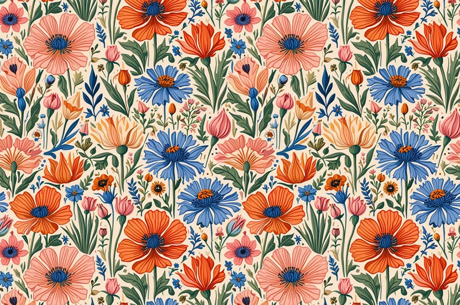 Poppies pattern