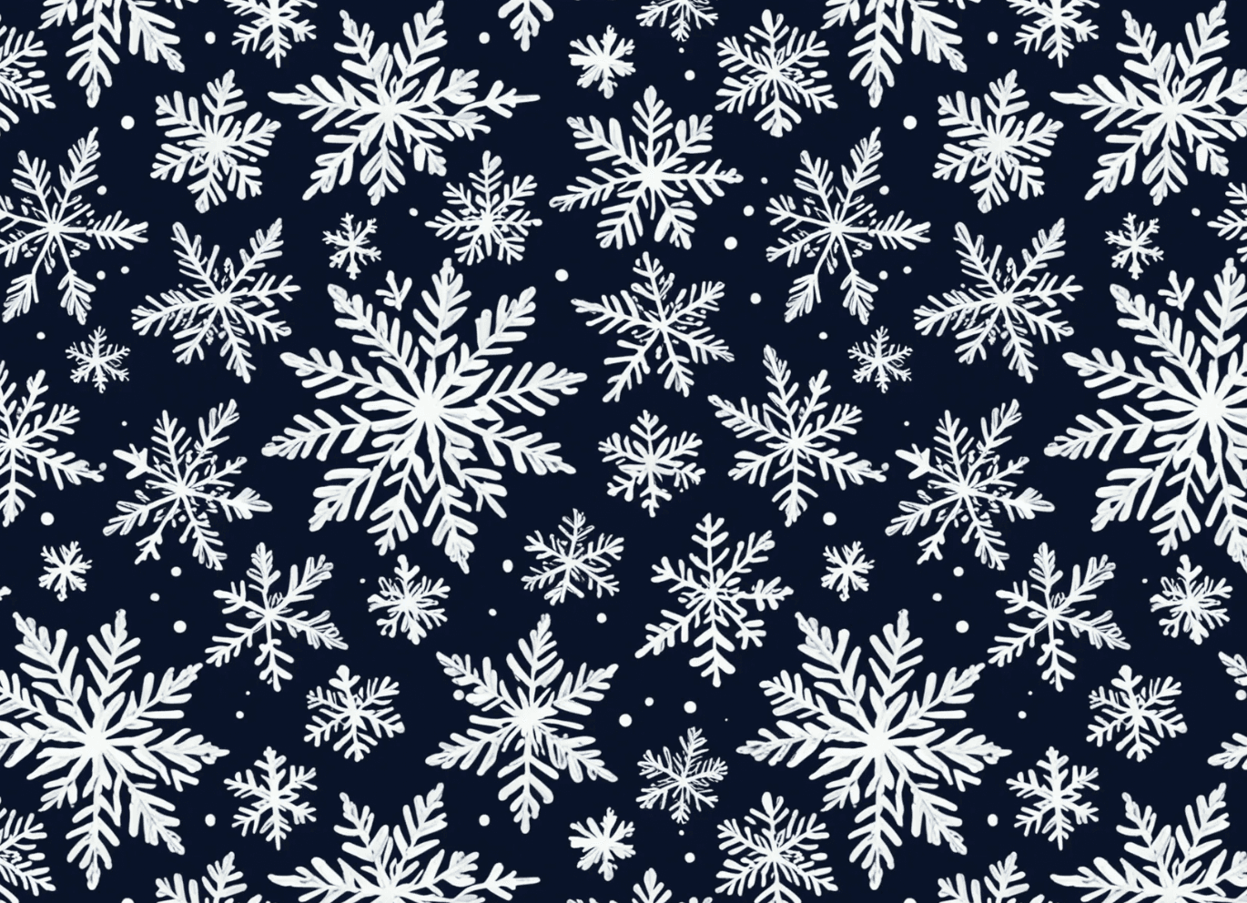 Christmas snowflake repeat pattern