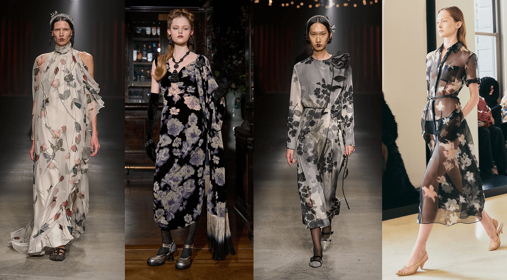 Ghosty Flowers pattern trend