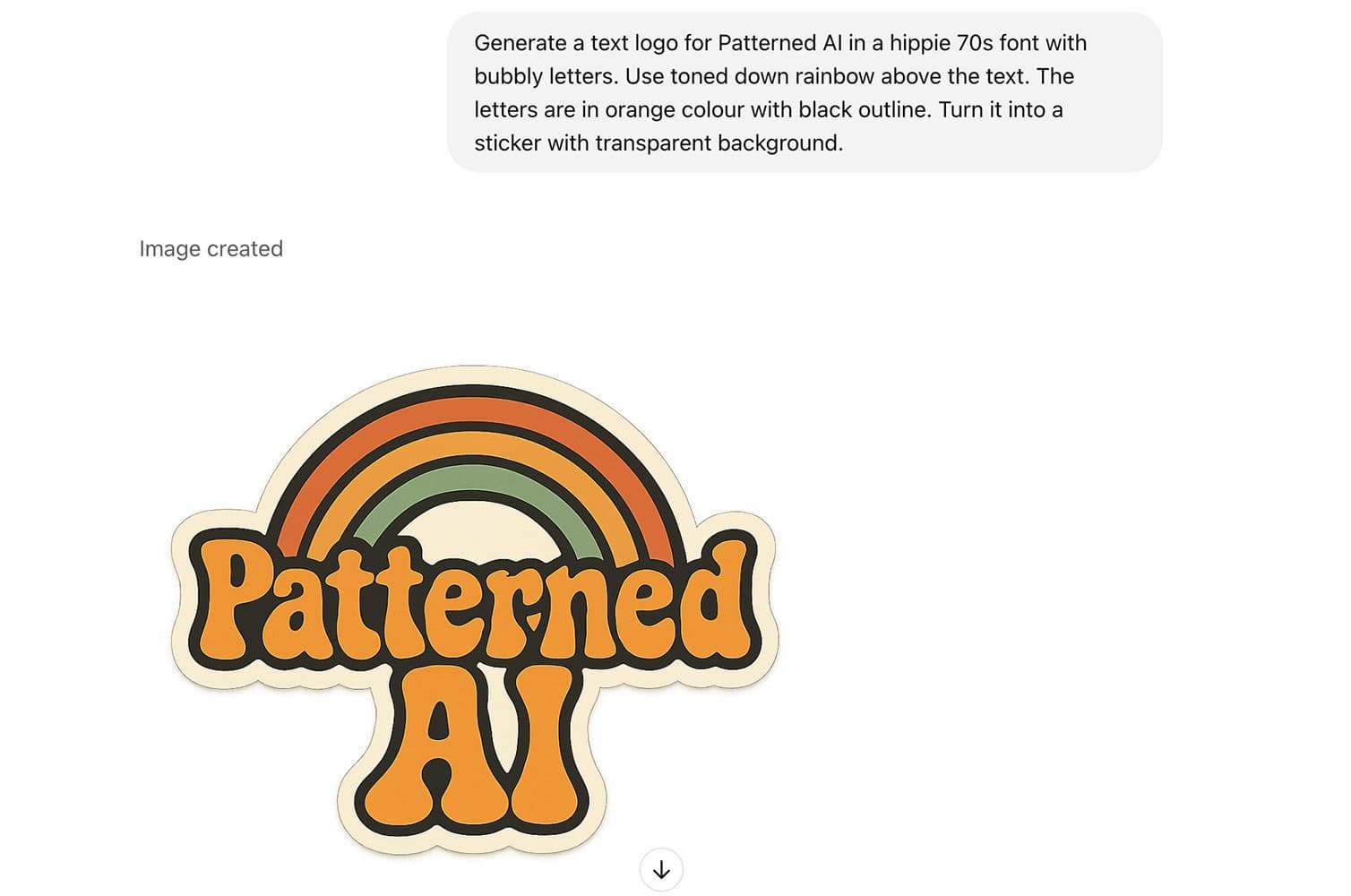 ChatGPT logo creation