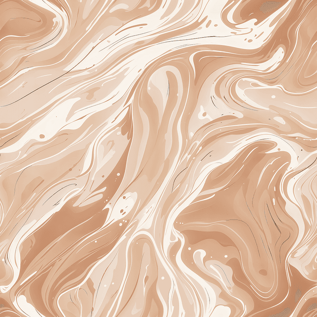 A seamless 2D flat pattern with soft, uneven brushstroke textures in a light pastel earthy tone like dusty beige, scattered subtly over a white background.