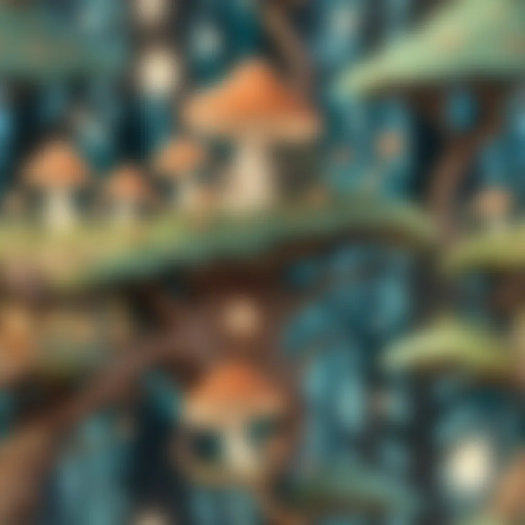 AI-generated pattern design showcase