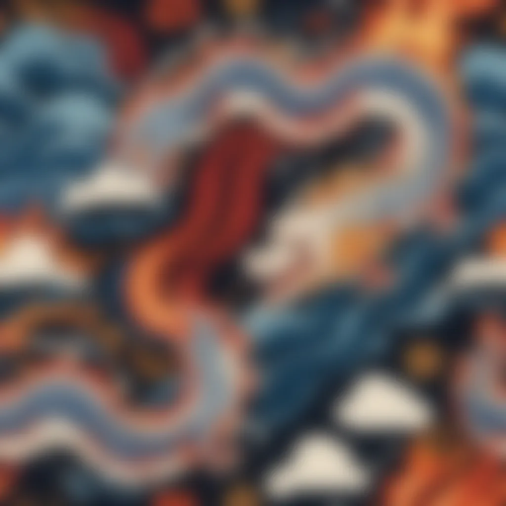 AI-generated pattern design showcase