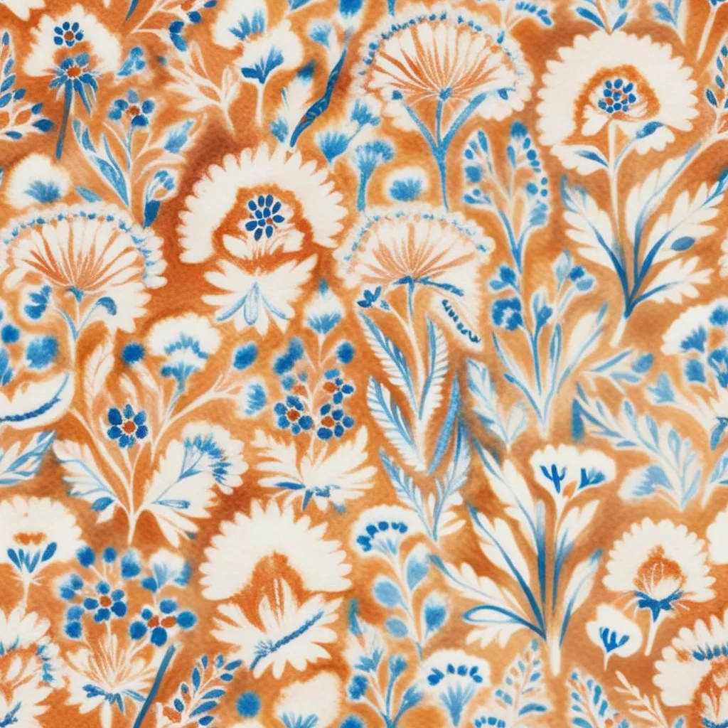 AI-generated pattern design showcase