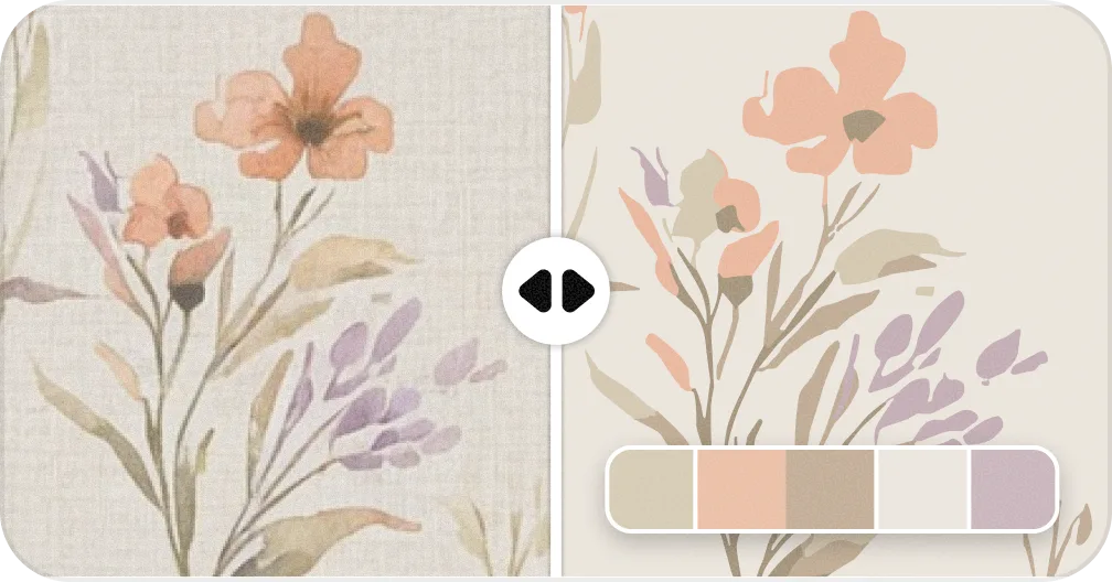 Export print-ready patterns at 300 DPI — PNG and SVG vector for digital and rotary printing